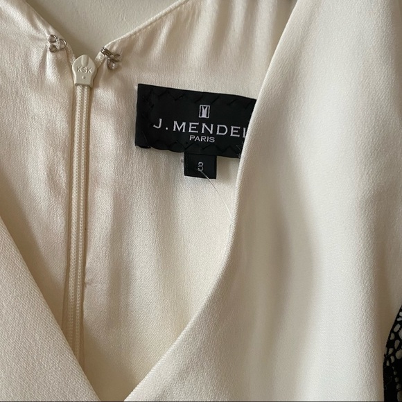 New J. Mendel lace crepe mermaid  train gown - Picture 8 of 8